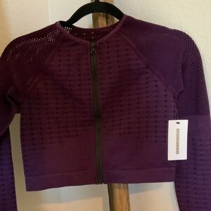 FN Fashion Nova Crop Jacket Purple Size S/M